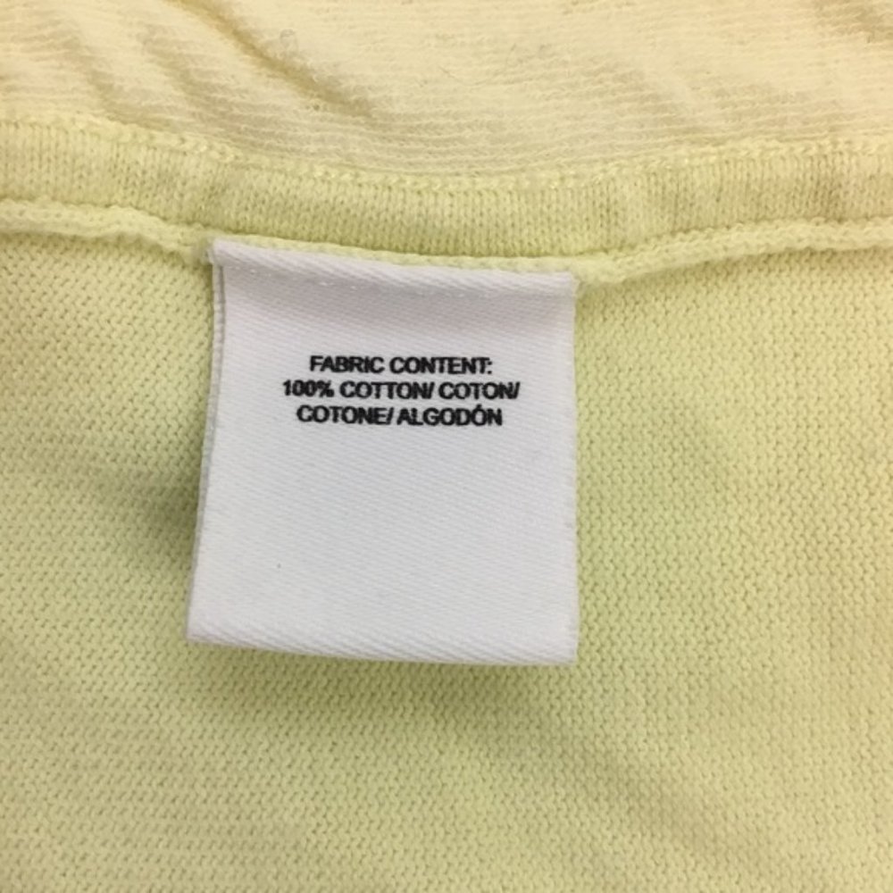 Derek Lam 10 Crosby Yellow Knit Textured Crewneck Sweatshirt Petite - Picture 5 of 7